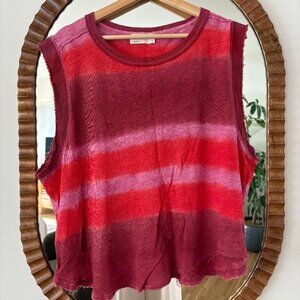 We the Free Stripped Oversized Tee